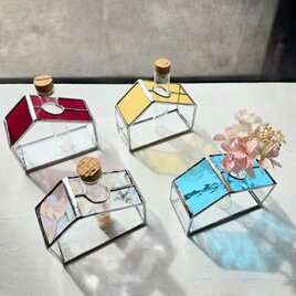 アクセサリーボックス ステンドグラス 木製 【フレーム