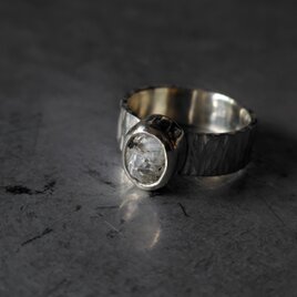 デンドリティックオパール(メルリナイト)シルバーリング#11.5