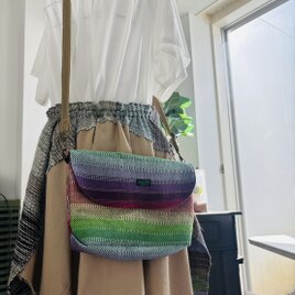 831 ＊かおりん＊ 大きめデニムリメイクバック ハンドメイド2点 831