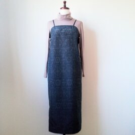 大島紬リメイク　大島紬フード付ジレ　大島紬着物リメイク 大島紬リメイク 大島紬フード付ジレ 大島紬着物リメイク 着物