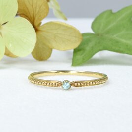 K18翡翠リング K18 翡翠×ダイヤモンド K18イエローゴールド リング YK-BG063CI