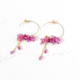 桃香のシンフォニー ピンクオパールxローズクォーツ