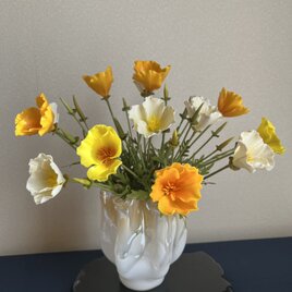 粘土の花ハナビシソウ