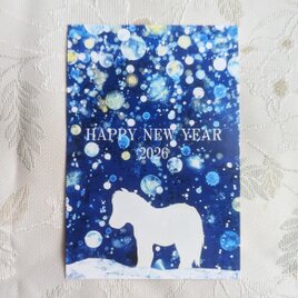 ２０２５午（馬）年賀3枚セット