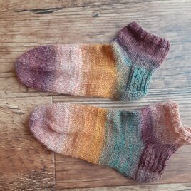 送料無料❤️opal毛糸アフガン編みのミニブランケット | iichi 日々の