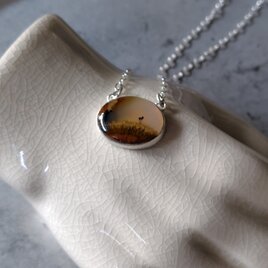 トルマリンキャッツアイのシルバーリング 銀と天然石 - HALAKA / ハラカ -