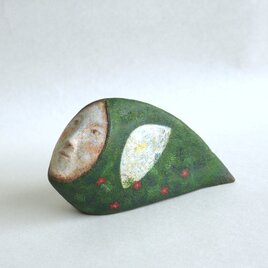 <森のさかなたち＞ 更待月 (ふけまちづき)と紅い星