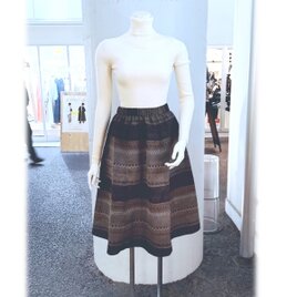 6Y02-7879 浴衣リメイク ワンピース ロング ハンドメイド 優雅Aライン