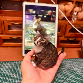 [オーダーメイド] 羊毛フェルト ペッ｜写真から作る ペット ぬいぐるみ｜うちの子 似顔人形｜愛犬・愛猫 プレゼントそっくり再現