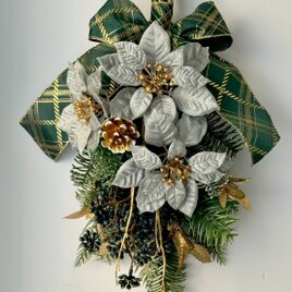 商品名【紬】アンティーク♥ローズの秋冬フラワーリース✳ 玄関リース✳ ハロウィン 商品名【紬】アンティーク♥ローズの秋冬フラワーリース✳ 玄関