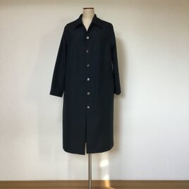 白大島紬のコート 着物リメイク | iichi 日々の暮らしを心地よく