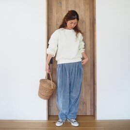 【Pre-order】Quilted cut - sew top / White