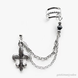 鍵のアンティーク風ネックレス/薔薇と蝶【長さ変更可】 | iichi 日々の