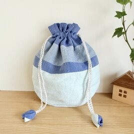 デニムリメイク　大きい丸底トートバッグ デニムリメイク 大きい丸底トートバッグ 2way 【デニムリメイク