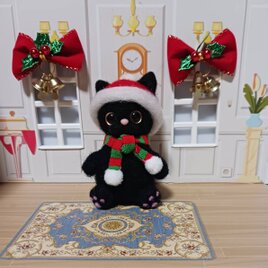 羊毛フェルト 手のひらサイズの小さな黒い可愛いクマさん | iichi 日々