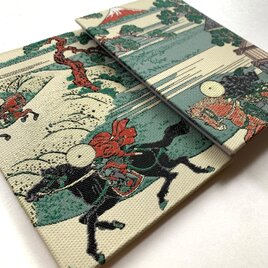 『隅田川関屋の里』　冨嶽三十六景　葛飾北斎　美術名画御朱印帳　B6大判　午年　富士山　馬　うま　浮世絵　御朱印帳　桐生織物