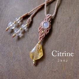 ヒマラヤ水晶 ガネッシュヒマール ＊ マクラメネックレス ペンダント 11 ヒマラヤ水晶 ガネッシュヒマール ＊ マクラメネックレス ペンダント