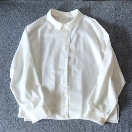 テンセル×コットンのやわらかブラウス