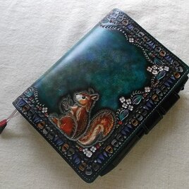 ほぼ日手帳カズン対応 A5サイズ手帳カバー レザー 刻印＆拭き