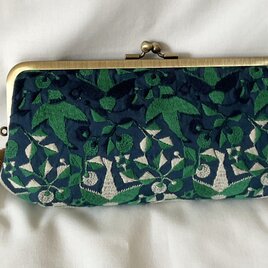 ミナペルホネン スカイフラワー バードガーデン 親子がま口長