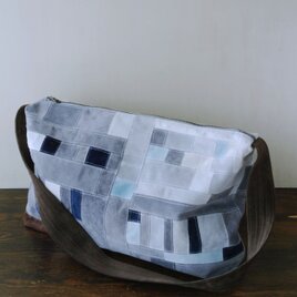 ☆一点物☆ ピッグスエードのビッグショルダー ミックスグレー