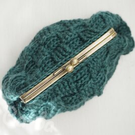 ハンドメイド♡巾着 ばあば作、細かいリフ編みの豆巾着（sakura pink・KPPPR11） | iichi