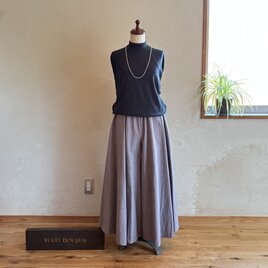 コットンリネン　「ブルーグレー」 90cm