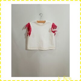 ◉sale◉　[69-1] le T-shirt à manches en dentelle [キッズ商品]