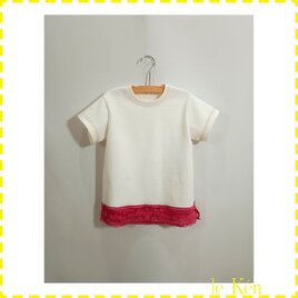 ◉sale◉　[70] le t-shirt à dentelle sur l'ourlet [キッズ商品]