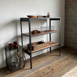 数量限定 IM-3 アイアンフレーム 鏡 スタンドミラー フル