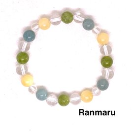 ペリドット/翡翠/アラゴナイト/パワーストーン/天然石/ブレスレット/誕生石/大人⭐️