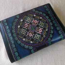 ほぼ日手帳対応 牛革文庫サイズ手帳 刻印＆拭き染め | iichi 日々の