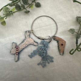 ＊ ＊☆ ＊ハンドメイドミナペルホネンrun runrunブローチpihaパール