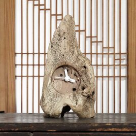 流木アート 流木で描く山水画（M size）流木アート、壁装飾、円形 ＃5 絵画 金澤