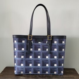 ジャガード織りトートバック大容量(グラフィック柄)