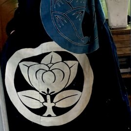 古布ダブル紋のワンピース