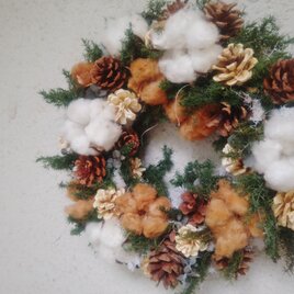 【2025クリスマス】コットンのwreath