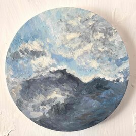 38×46㎝「シャンデリア　B」油彩・原画・F8 原画「シャンデリア B」F8・油彩 | iichi 日々の暮らしを心地よくする