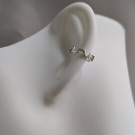 矩形波 “square wave”【波形イヤーカフ】silver925