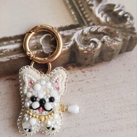 『otomo wanko 』小さなフレンチブルドッグさんのチャーム