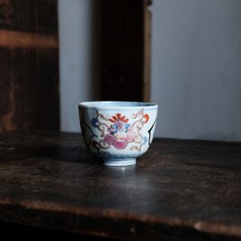 黒染付で素敵◇八角の形状。瀬戸焼 黒染付八角小鉢 骨董・antiques