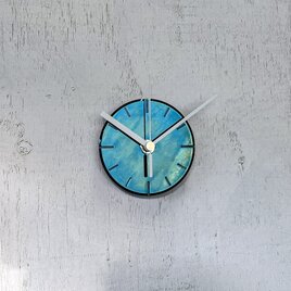 ひかりを楽しむ掛け時計〈月光〉9cm｜ちいさなアート時計｜クリスマスギフト・新築祝いに｜輝きを与える光のインテリア｜No.7