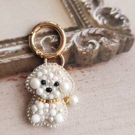 『otomo wanko 』小さなトイプードルさんのチャーム