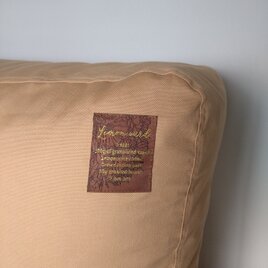 掛け布団クッションカバー 赤白橡（あかしろつるばみ） シングル