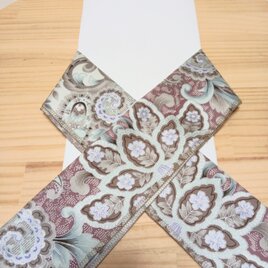 綿サテン　くすみカラー　半襟【生地見本あり】