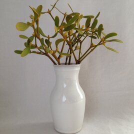 リムフラワーベース(アンティークホワイト)