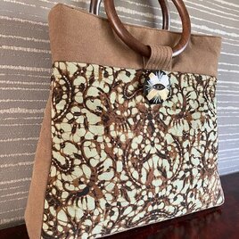 藍返し型染めの古布名古屋帯 【送料無料】 | iichi 日々の暮らしを