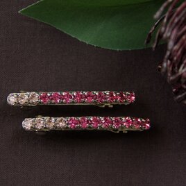 クリスタル バレッタR/V（2本セット）