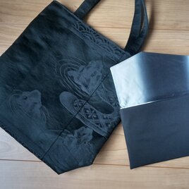 帯から弔辞用バックセット　絹