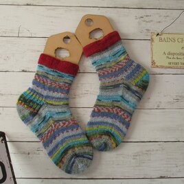 　冷え取りソックス ショートタイプ　Opal Hundertwasser 4050 & Tweed